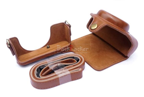 Camera Bag For Sony RX100 RX100II RX100III RX100IV RX100V Digital PU Case Cover Pouch With Strap