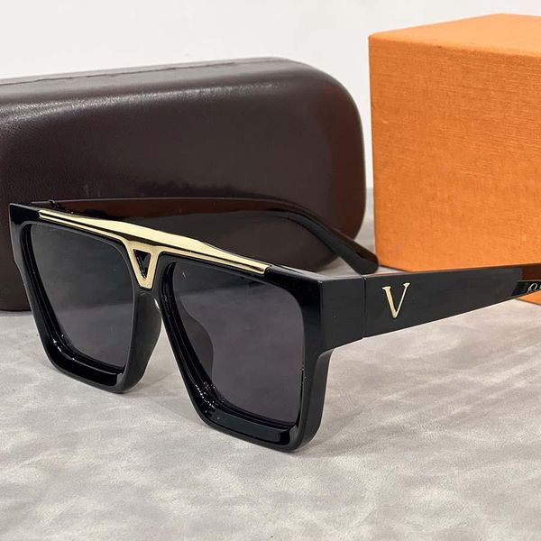 

Designer Letter Sunglasses for Men Women Drive Goggle Summer Vacation Sun Glasses Large Frame 10 Colors