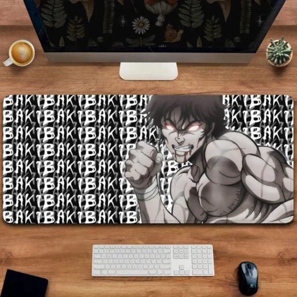 Baki Hanma Yujiro Manga 800x300 Desk Mat For Pc Gamer Keyboard Carpet Mouse Pad Street Fighter Gaming Mousepad XL XXL 900x400