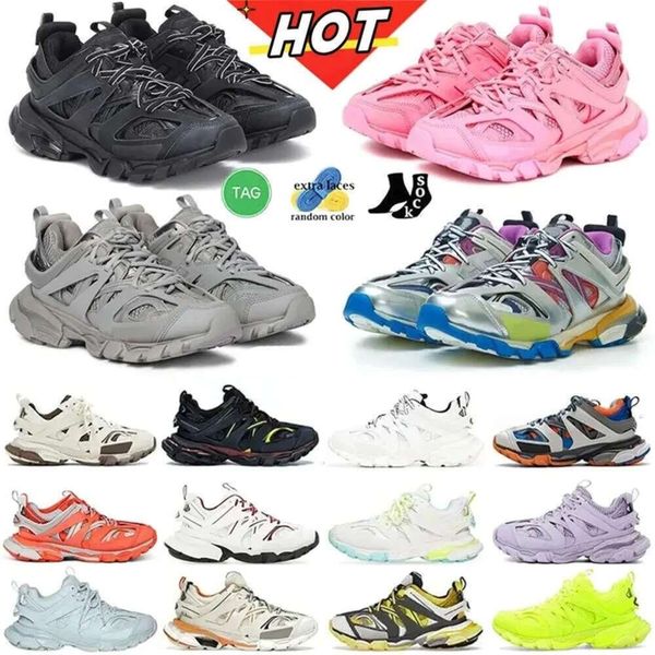 

Factory Direct Sale Designer shoes track 3 3.0 3XL Paris Men Women triples Casual Shoes White Black Sneakers track Leather Trainer Printed shoes, Dark grey