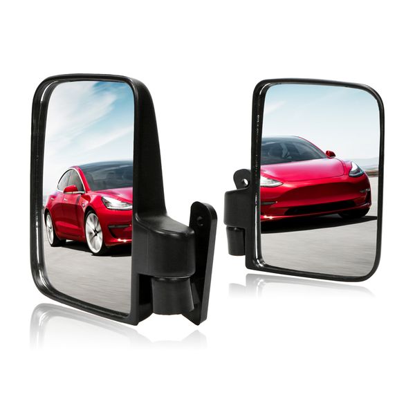 1 Set for Golf Carts Side Rear-view Mirror for Yamaha Club Car Ezgo Star Zone Carts Universal Folding Reversing Reflex Mirrors