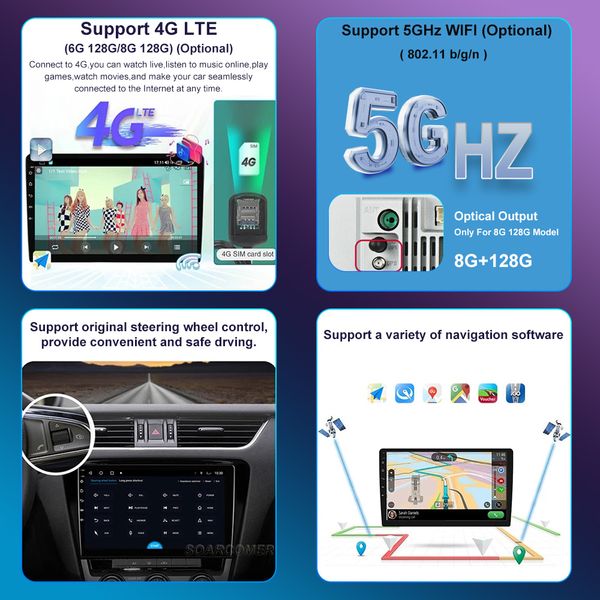 

13 Android Car Radio For Honda Accord 7 Diesel 2003 -2007 Multimedia NO DVD Stereo Carplay Speakers Head Unit Audio MP5 GPS Wifi -200 play