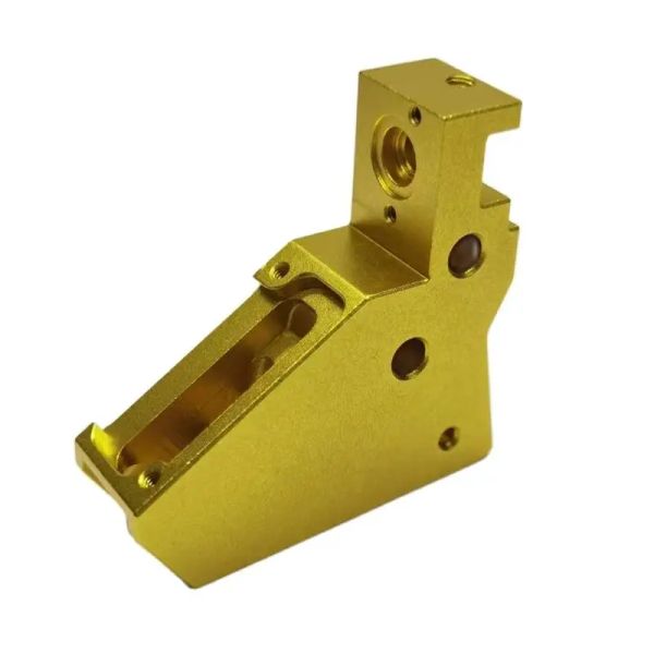 

Custom Precision Parts CNC Machining CNC Aluminum Alloy Gold Anodized Parts