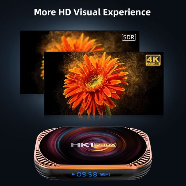 2024 New 2.4G 5G Dual Band Wifi 8K Set-top Boxes Bluetooth-compatible5.0 Android11 new TV Boxes USB3.0 5Gbps Speed 2025 Amlogic S905X4