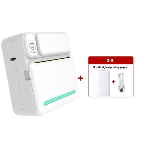 Portable Printer Mini Pocket Photo Sticker Ink Free