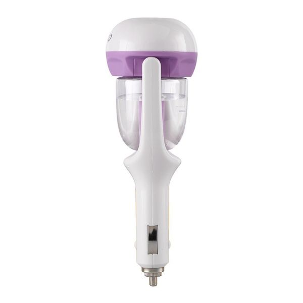 Car Steam Air Humidifier Aroma Diffuser Mini Air Purifier Aromatherapy Essential Oil Diffuser Mist Maker Sprayer For Car 12V DC