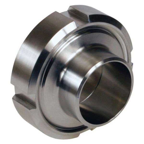 

Factory OEM CNC Lathe Machining Round Nut 80 mm Sanitary Stainless Steel SS304 Flange