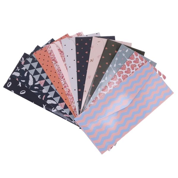 12Pcs Budget Envelopes Laminated Cash Envelope System for Savings Plus 12 Sheets