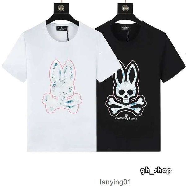 

Psychological Bunny Designer Mens Fashion t Shirt Animal Skull Rabbit Print Men Casual Tshirt Summer Tide Brand Short 6820 3470, Customize