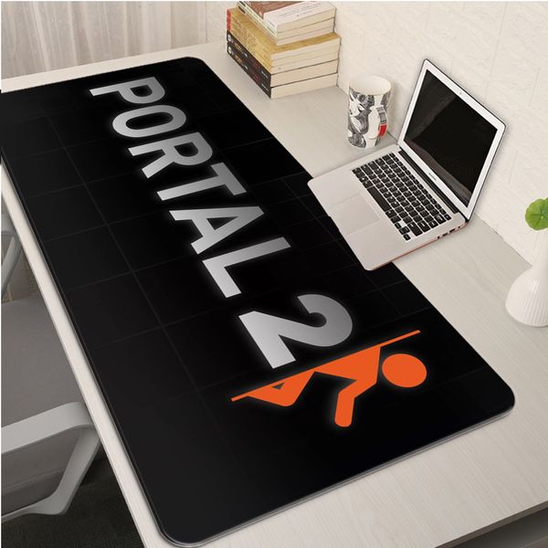 Portal 2 mouse pad 900x400x2mm mats Mass patternX Computer mouse mat gaming best seller large mousepad keyboard games C260808