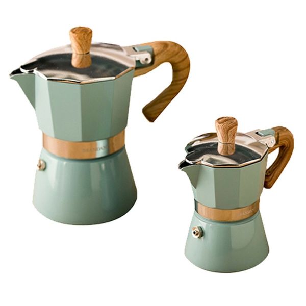Moka Coffee Pot Espresso Latte Percolator Stove 150/300ML Coffee Maker Aluminum Espresso Pot Italian Coffee Machine