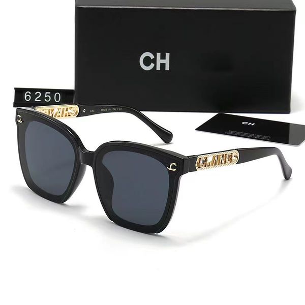 

Designer channel Sunglasses for women Classic oversize Eyeglasses square frame Outdoor Beach Sun Glasses For Man Woman Mix Color Optional 5MAR