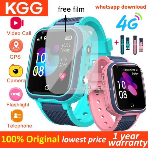 

LT21 Watches 4G Kids Smart Watch Phone GPS WIFI SOS Video Call IP67 Waterproof Camera Smartwatch Whatsapp Download watch