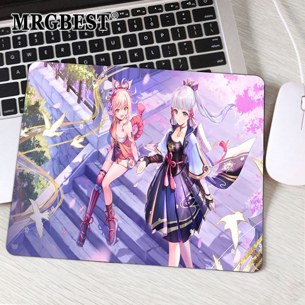 Yoimiya Genshin Impact Cute Mouse Pad Gamer Accessories Mouse Carpet Silicone Mat Table Pads Games Mat Setup Gamer Table for Pc