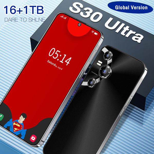 

New S30ultra Hot Cross-Border in Stock 6.53-Inch 4G Android 3 64GB Smartphone Factory Foreign Trade Delivery 6B, Multi-color