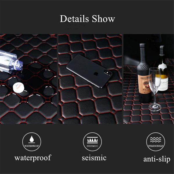 Mat For Car Trunk 5 Series 2006 2007 2008 2009 2010 Rear Cargo Liner Tail Boot Tray lage Pad Carpet Interior Accessories smile