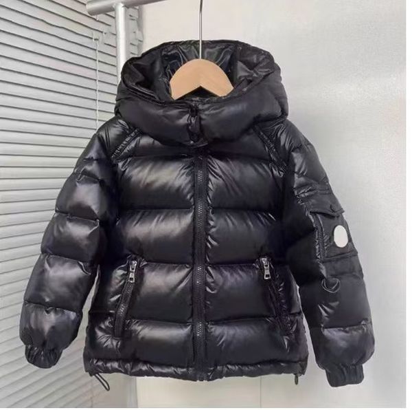

kid hoodies kids designer coat baby jacket fasion 100% goose down filg top brand comfortable warm white black girl boy school coats jackets.01, Pink