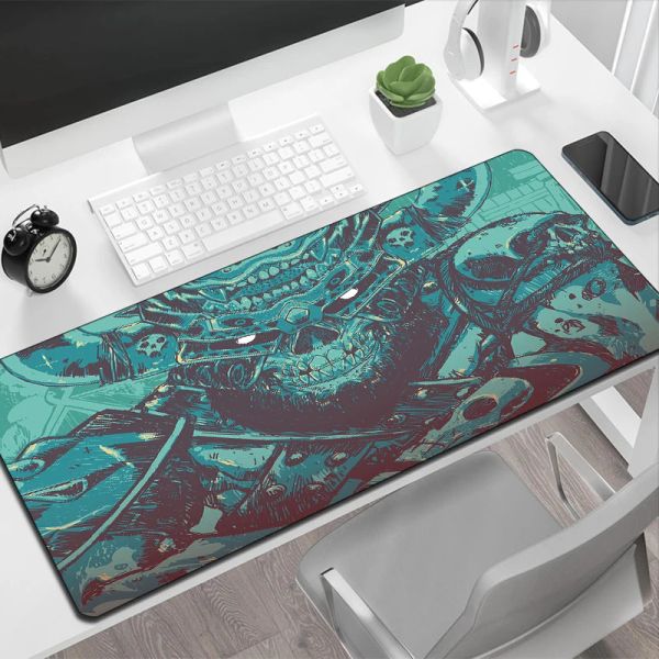 Japan Art Tiger Large Mouse Pad Gaming Desk Mat Pc Accessories Gamer Keyboard Mousepad Xxl Extended Protector Mice K C260808