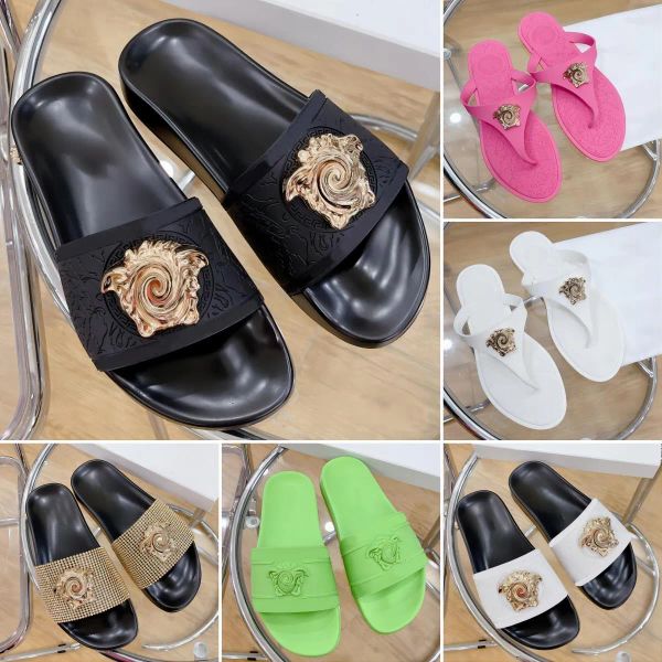 

Men Woman Woody Flat Mule Slippers Designer Famous Womens Slides Summer Black White Beige Pink Fade Canvas Sandels Lidies Office, Color 3