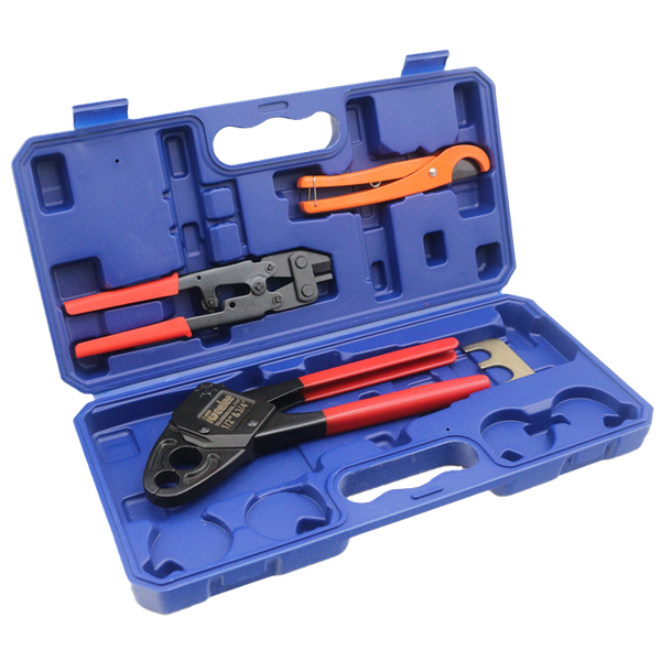 Combo Angle Head Pex Pipe Plumbing Crimping Tool FT-1234A