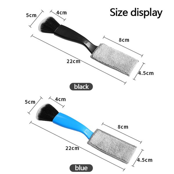 Car Wash Soft Betail Brush Small Plastic Detailing Automotive Interior Cleaning Tools Air Conditioner Outlet Blinds Cleaner