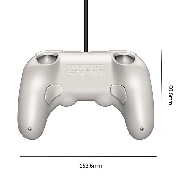 8BitDo Pro 2 Wired Controller USB Gamepad For Nintendo Switch OLED PC NS Control Joysticks Game Smart Gamepad TV Box Accessories