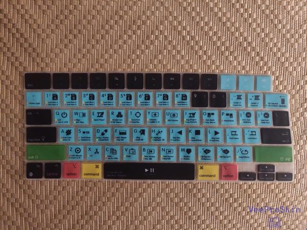 Davinci Resolve for 2022 MacBook Air 13.6 M2 A2681 MacBook Pro 14 inch & 16 inch A2442 A2485 M1 Pro Silicone Keyboard Cover