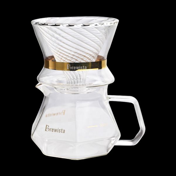 Brewista Coffee Drip Filter Cup, Pour Over Coffee Maker with Separate Stand, Office Coffee Shop Use, 400ml 500ml