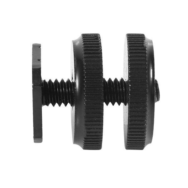 1/4 Inch-20 Hot Shoe Mount Adapter Tripod Screw To Flash Hot Shoe For DSLR Camera Rig(4 Packs)
