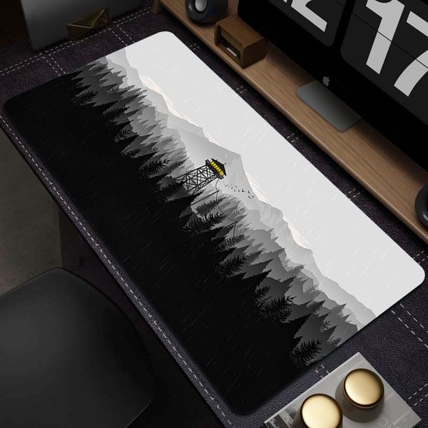 Computer Game Mouse Pad Art Rubber Mousepad Personalized Locking Edge Mouse Mat Non-Slip Gaming Carpet Large Laptop Keyboard Mat