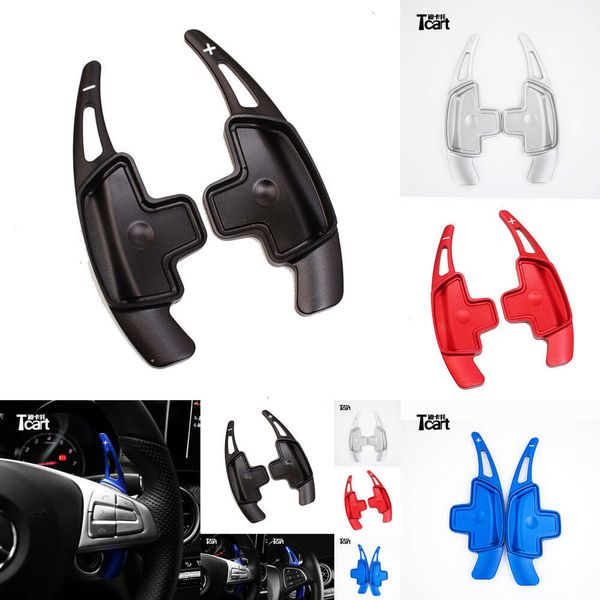 

Aluminum Paddle Shifter Extension for Mercedes Benz A B C E GLE Class W176 W205 W246 C117 W218 Car Accessories, Red