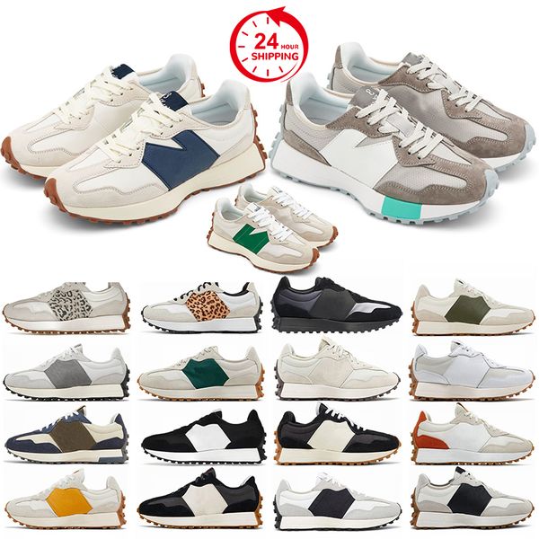 

New 327 designer running shoes men women 327s black white Sea Salt vintage beige brown suede grey blue yellow red men trainers sports sneaker, Royal blue