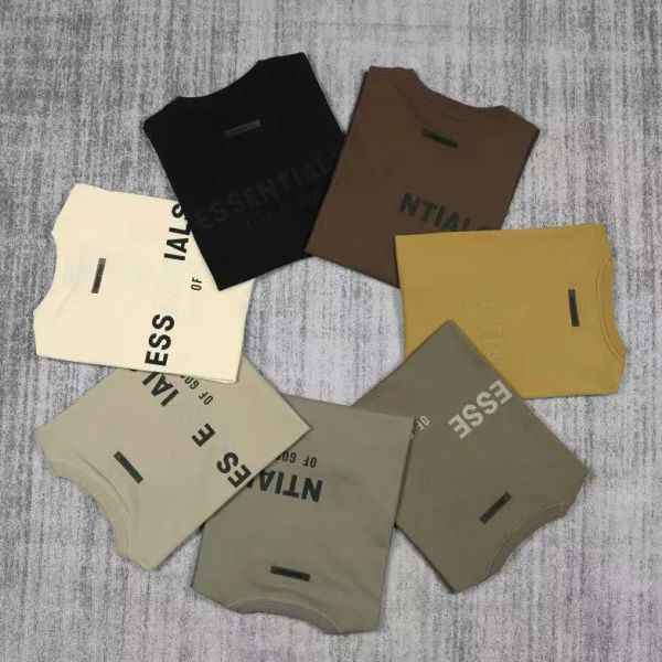 

esse tshirt mens t shirt designer t shirts summer fashion simplesolid black letter printing Tshirts couple top white men shirt casual loose women tees, Gold