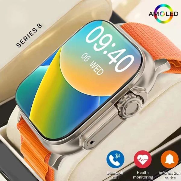 

Mijia Xiaomi AMOLED Screen Ultra Smart Watch Always Show Time Bluetooth Call Series 9 High Refresh Rtae Smartwatch Sport Watches watch es