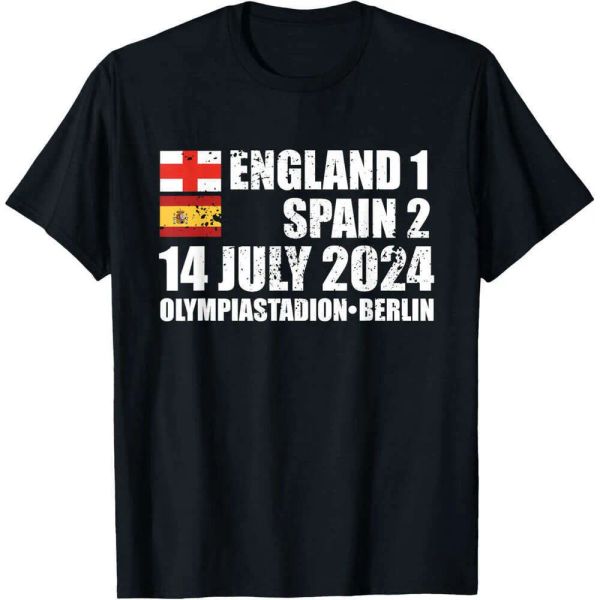 

Euro Football Final England Spain Winners July 2024 Premium T-Shirt Mens Womens T shirts Soccer fans Tees Tops Free shipping BFP2411115 PTP1, Black