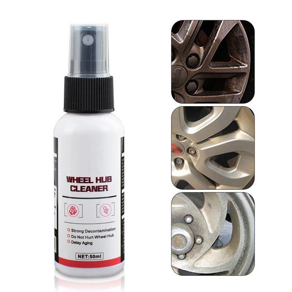 50ml Powerful All-Purpose Cleaner Rust Remover Spray Derusting Spray Car Maintenance Wheels Hub Steel Rims Rust Removal Cleaning