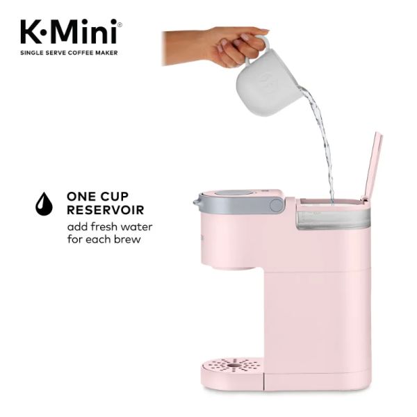 K-Mini Single Serve K-Cup Pod Coffee Maker, Multiple colors available