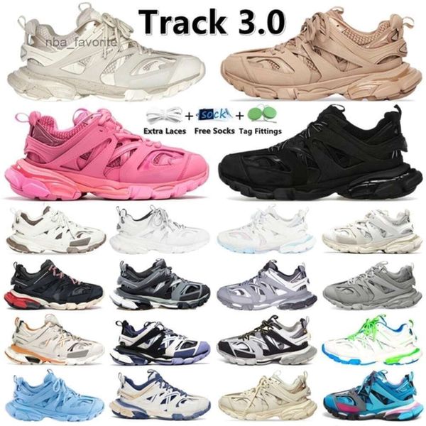 

Direct Factory Sale Track 3.0 Fashion Casual Shoes designer Men Women sneaker Triple Black White Pink Grey Mens Womens Trainers Sports Sneakers Luxury S, Color18