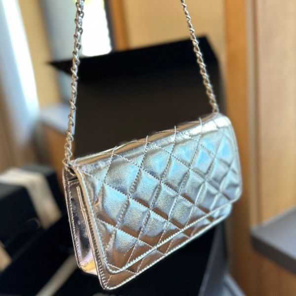 

New cross body Mobile phone bag Designer bag Temperament package Handbag genuine leather bags Women luxurys crossbody bag Chain Bag Women purse Wallet 19m, Gold