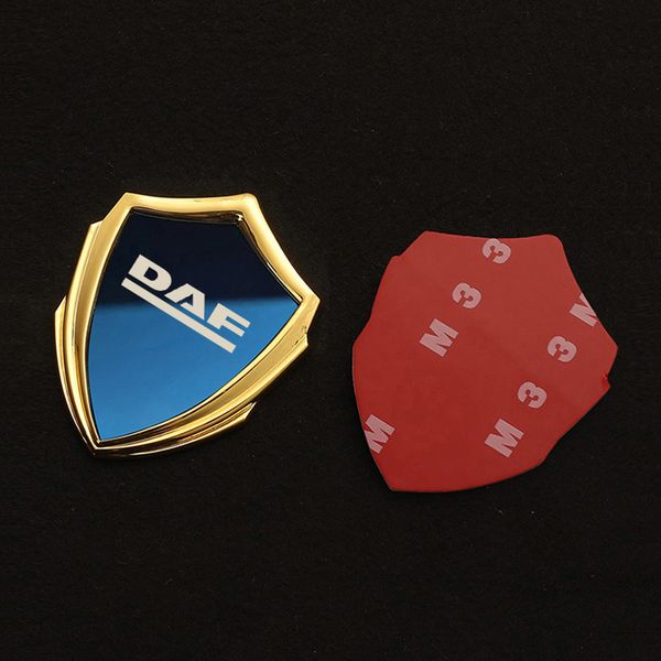 Car 3D Metal Logo Flag Emblem Badge Decals Sticker Windows Accessories for DAF XF 95 105 CF LF VAN