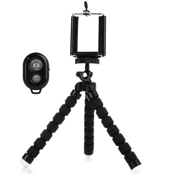 Bluetooth Mobile Phone Stand Car Phone Holder Flexible octopus Tripod Bracket Digital Camera Mini Portable Flexible Desktop 94182