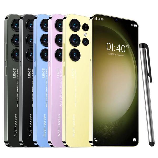 s23 S24 Ultra phone 1TB Smartphone Unlocked Cell Phones Android 12 5g Celular Cellphone 6.8inch 512GB S 23 Mobile Phone Video Play Global Version