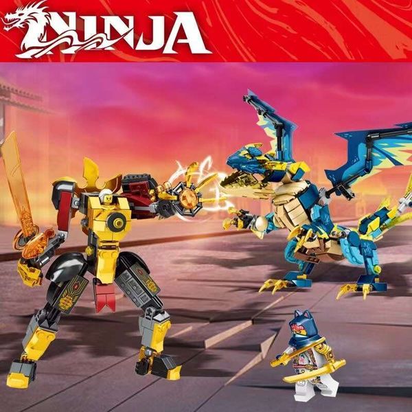 

TOY HOT 2024 New Season 17 Ninja Series Elemental Dragon Building Bloc Empress Mech Fit 71796 Bric Toys Christmas Gifts 796