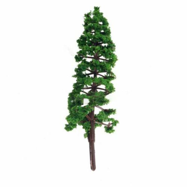 Toy Kits Model Trees HO Scale Handmade Landscape Layout Scale Mini Miniature Pine Plastic Railroad 10Pcs Railway