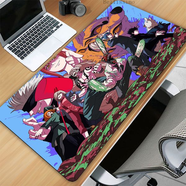 Mousepad Gamer Chainsaw Man Anime Mouse Pad 900x400 Gaming Accessories Deskmat Desk Mat Game Mats Mause Office Pads Pc Xxl LargeZ260720