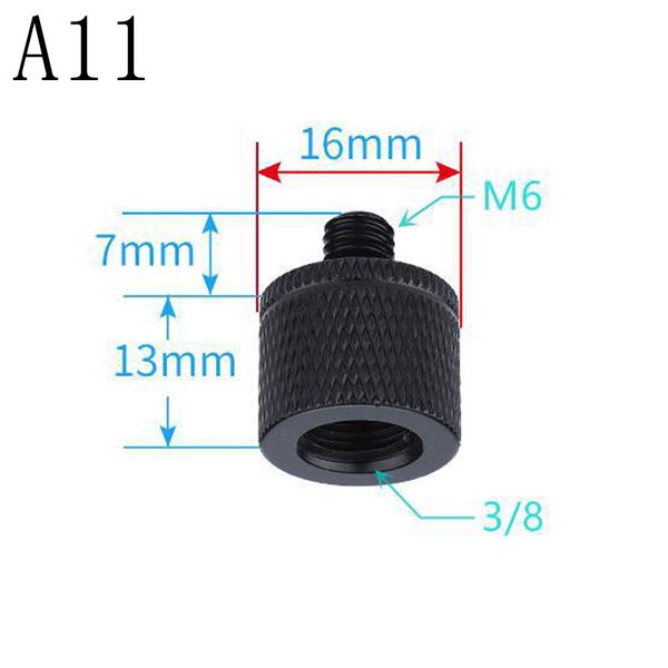 3/8 to M6M8M10M12 Screws tripod quarter turn to each other pan head to live streaming bracket base