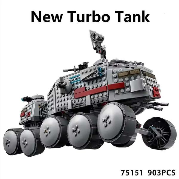 

Turbo HOT Tank Compatible with 75151 Scene Building Props DIY TOY Puzzle Children's Assembled Collect Toys Birthday Gift