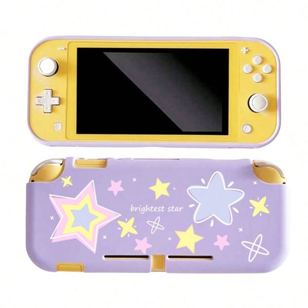 1pc Star Pattern Anti-fall Case Compatible With Nintendo Switch Lite