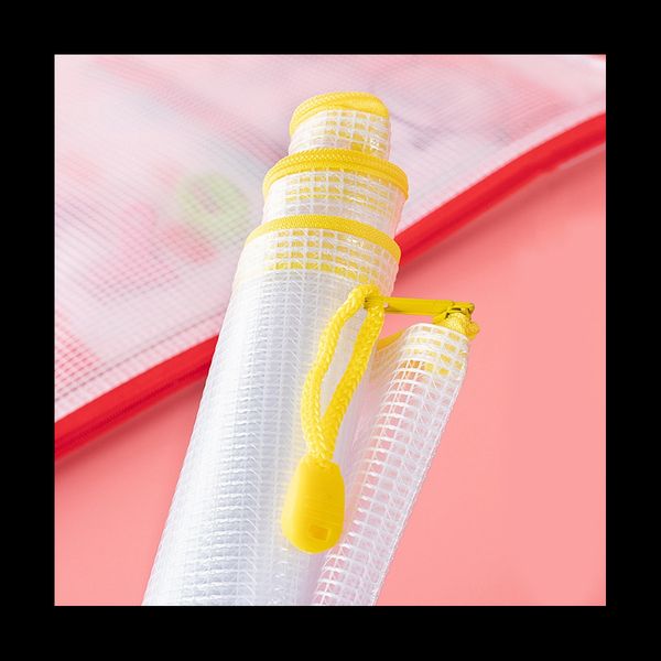 Mesh Zipper Pouch 30PCS Waterproof Zipper Bags Document Pouch for Organizing School Supplies, Office Appliances
