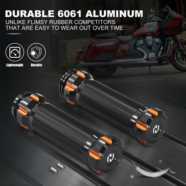 For 2017-2022 Harley Road King Special Handlebar Grips Classic FLHRC 2008-2020 Police FLHP 2008-2017